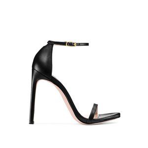 Stuart Weitzman Nudist Heels Black Nappa
